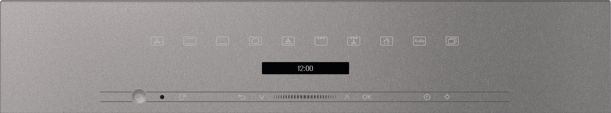 H 7263 BP Graphite grey - 24" oven with clear text display, connectivity, and Self Clean.