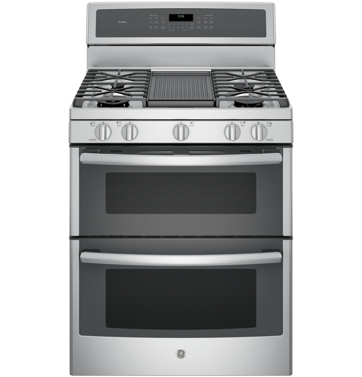 GE Profile™ Series 30" Free-Standing Gas Double Oven Convection Range