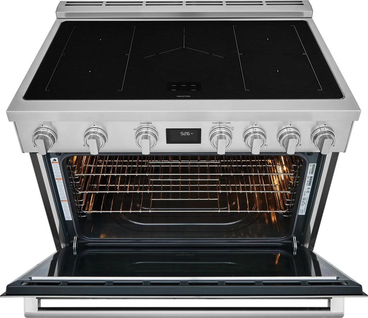 36" Induction Freestanding Range
