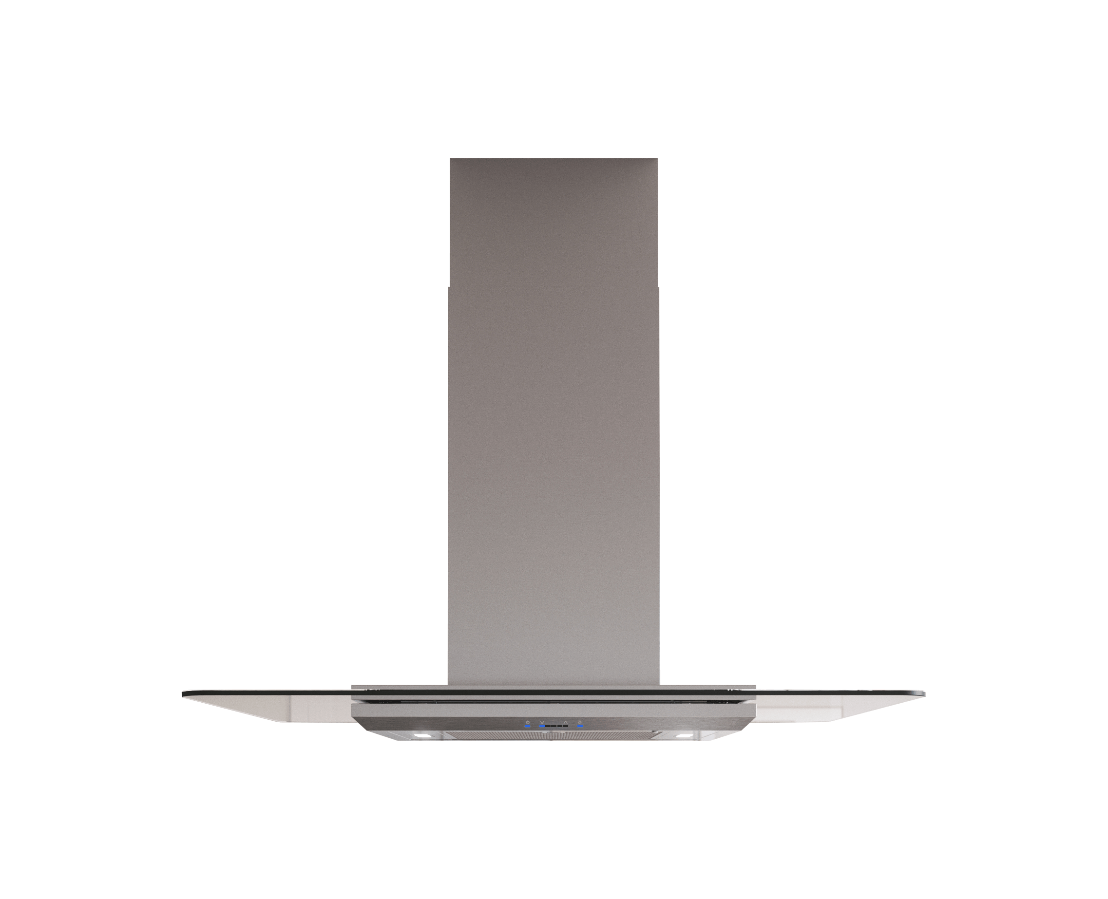 Verona, Island, 42in, SS+Glass, LED, ACT