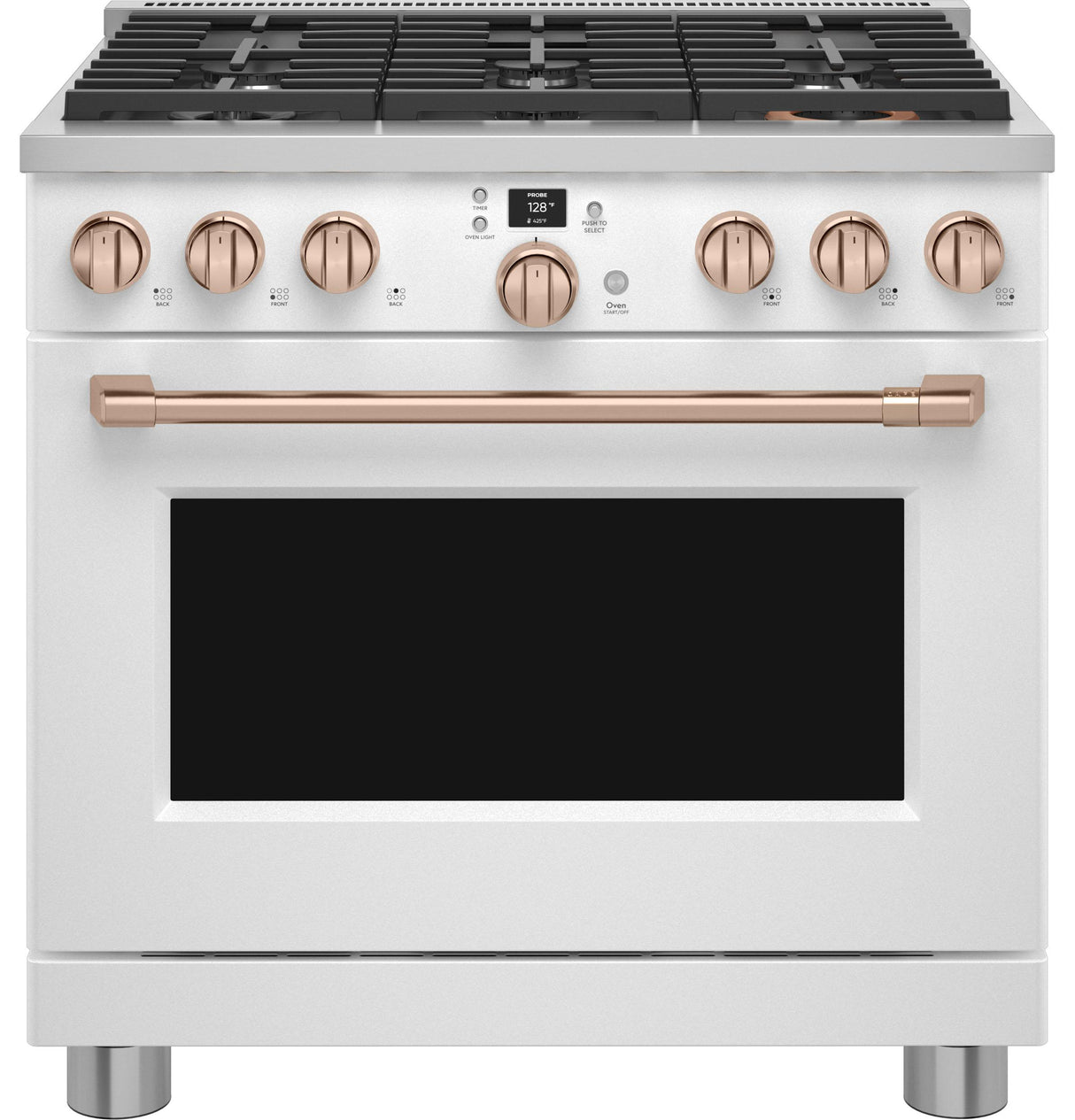 Café™ 36" Smart Dual-Fuel Commercial-Style Range with 6 Burners (Natural Gas)