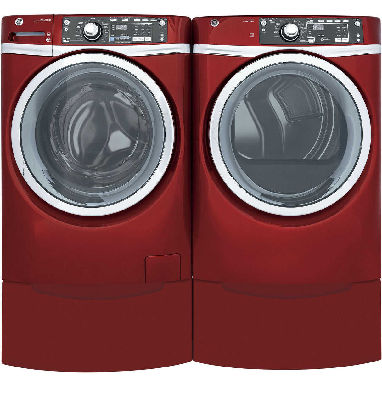 GE® 8.3 cu. ft. Capacity Front Load Gas ENERGY STAR® Dryer with Steam
