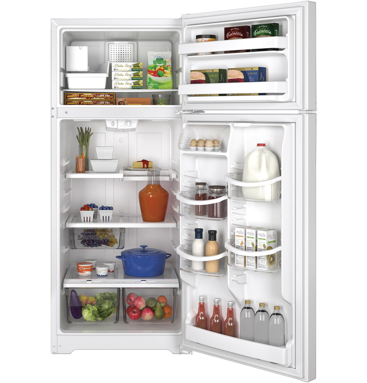 GE® ENERGY STAR® 17.6 Cu. Ft. Top-Freezer Refrigerator