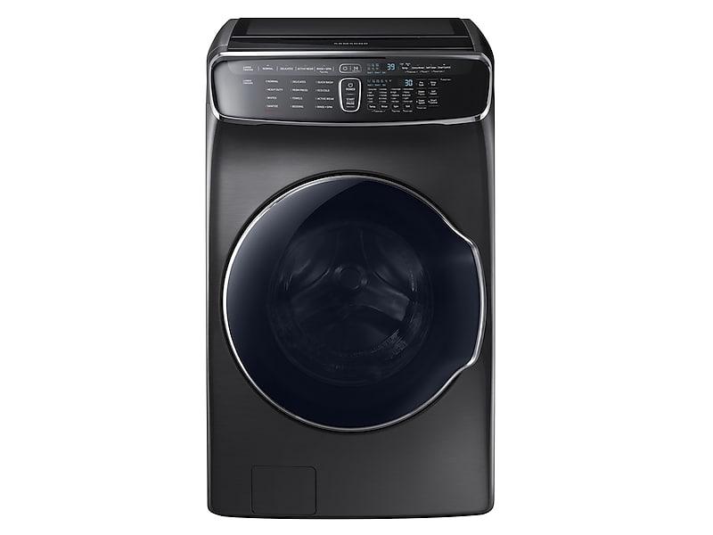 6.0 cu ft. Smart Washer with Flexwash in Black Stainless Steel