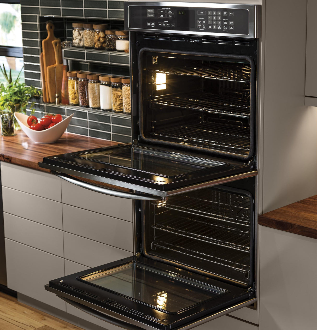 GE Profile™ Series 30" Built-In Double Convection Wall Oven