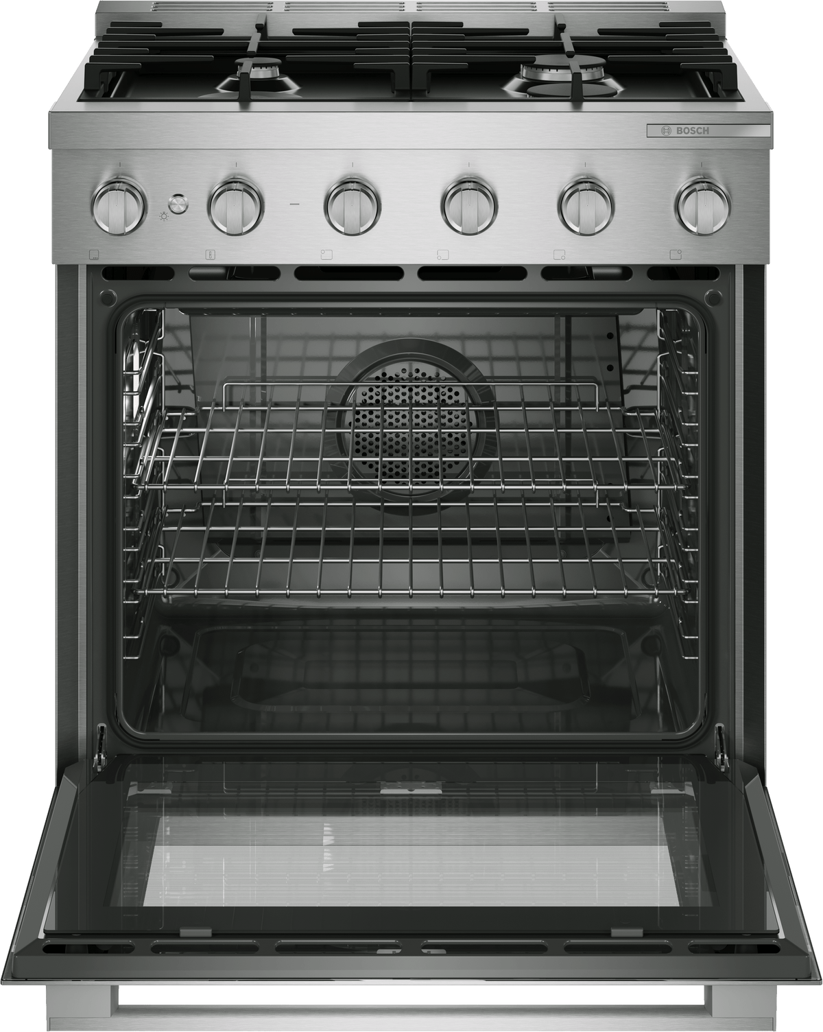 500 Series, Dual fuel freestanding range, 30'', Stainless steel