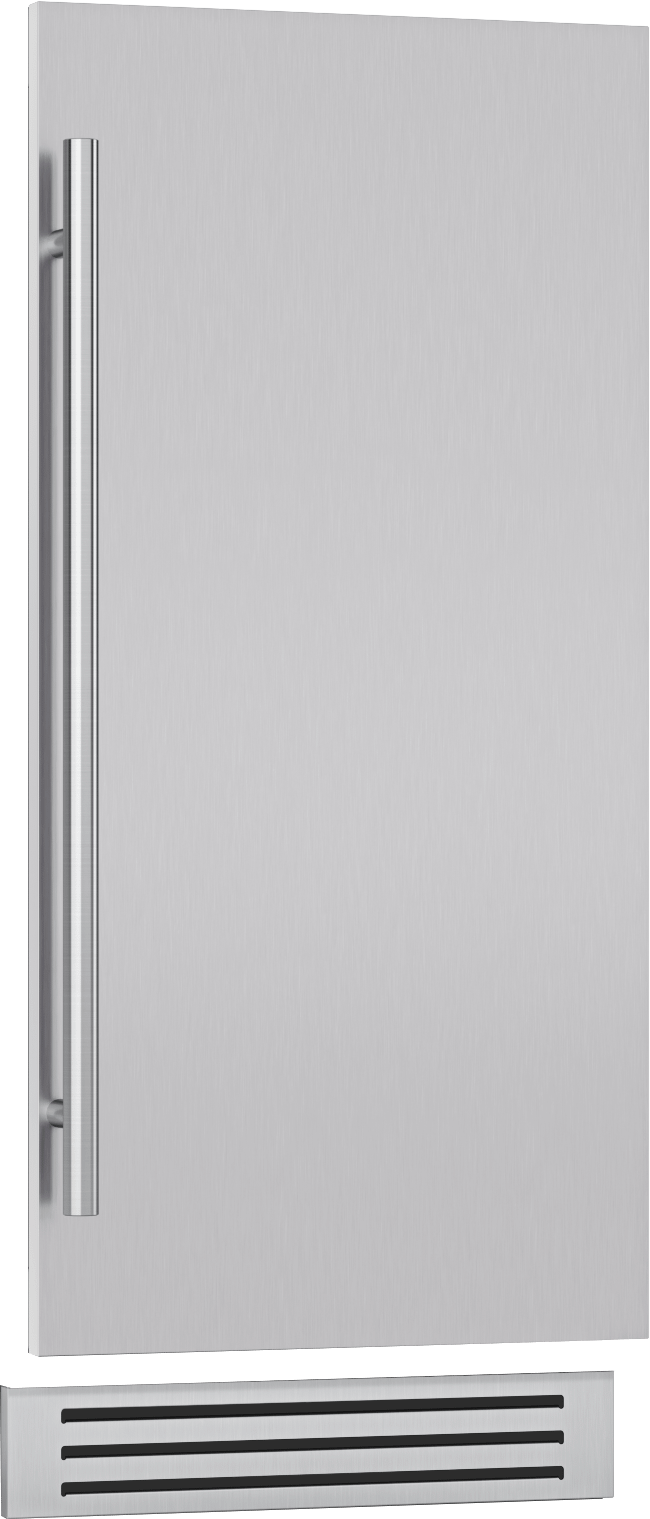 Presrv Ice Machine Overlay Panel Kit, 15in, SS, w/Handle & Kickplate