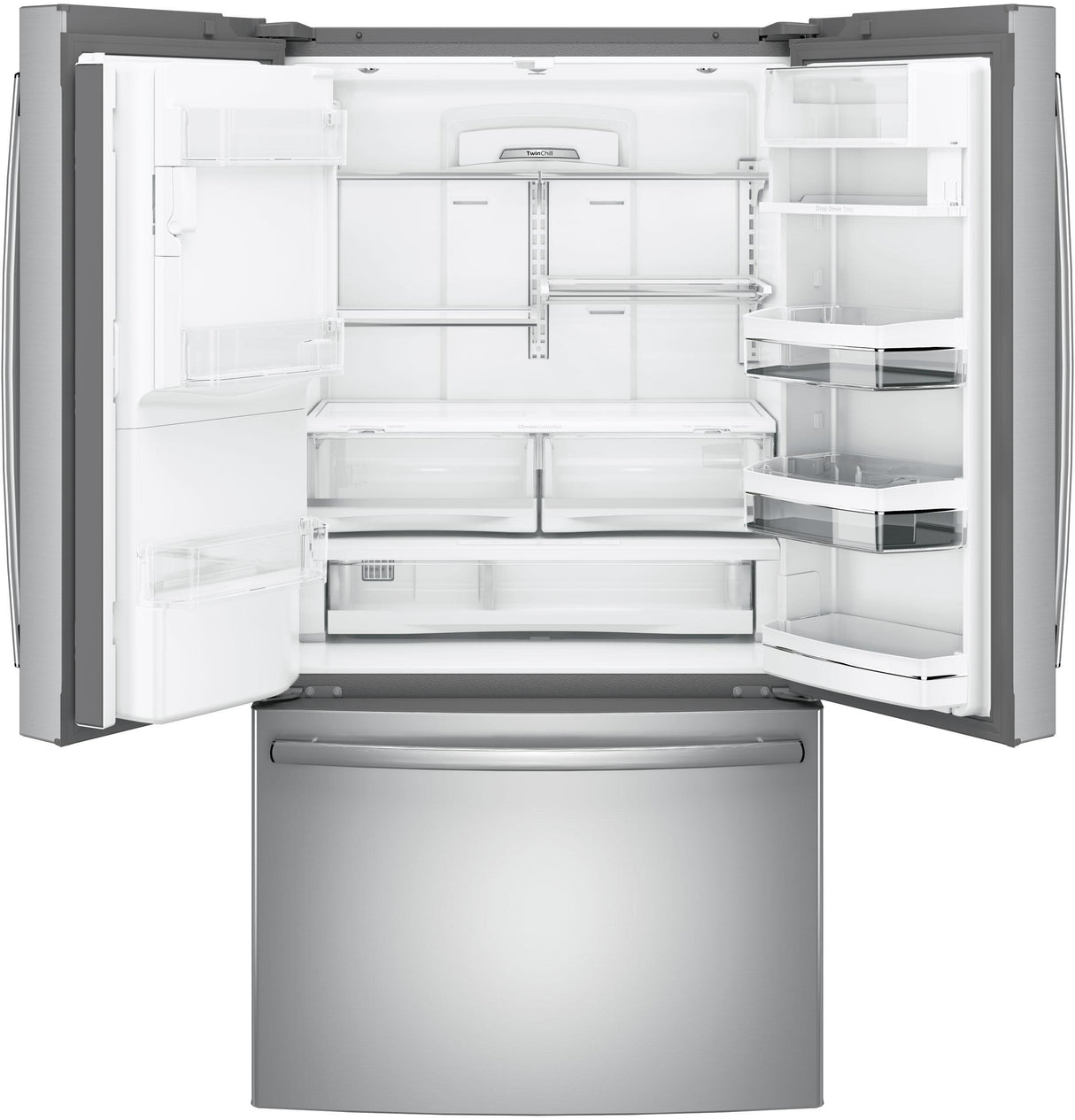 GE Profile™ Series ENERGY STAR® 22.1 Cu. Ft. Counter-Depth French-Door Refrigerator with Hands-Free AutoFill