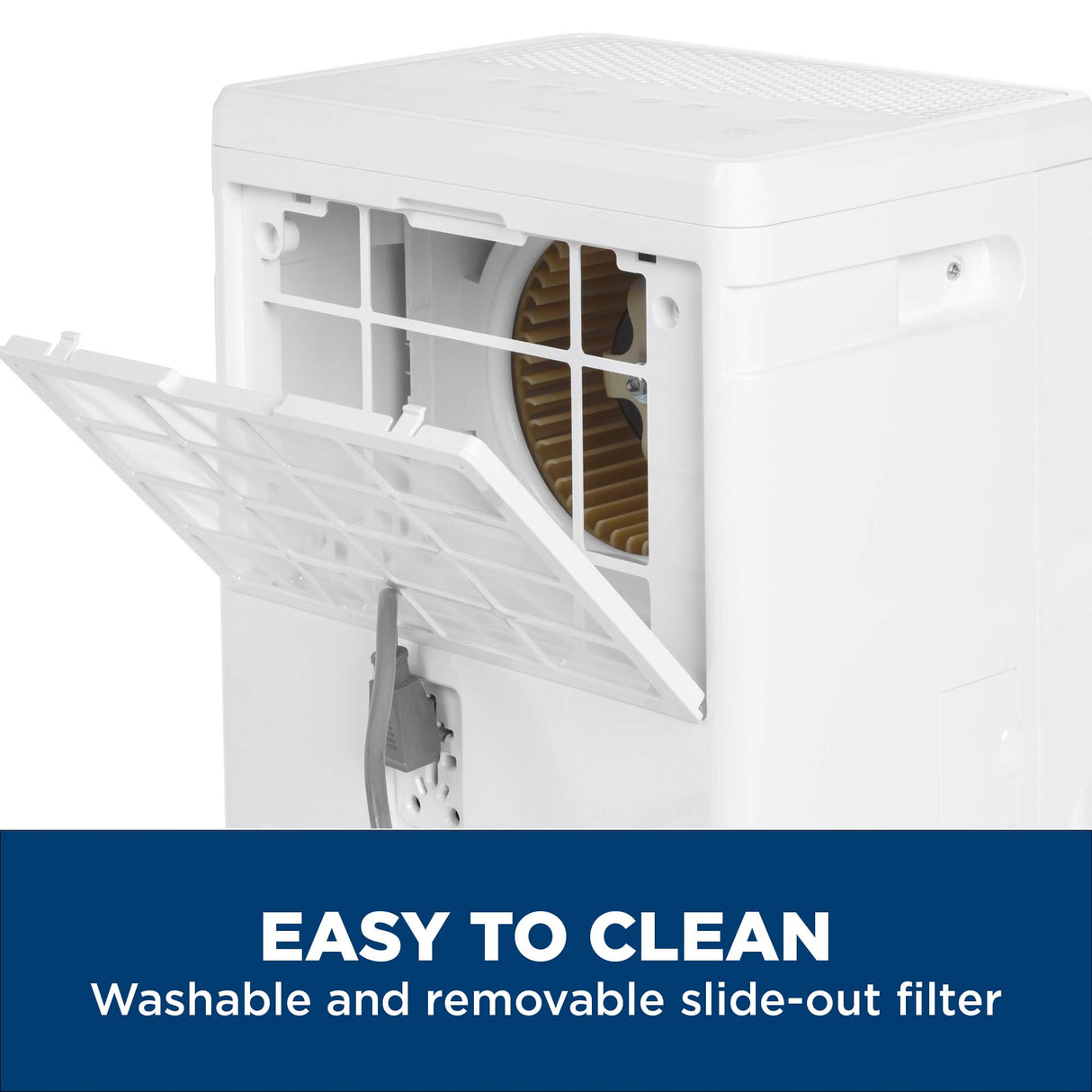 GE® 50 Pint Portable Dehumidifier with Smart Dry for Wet Spaces