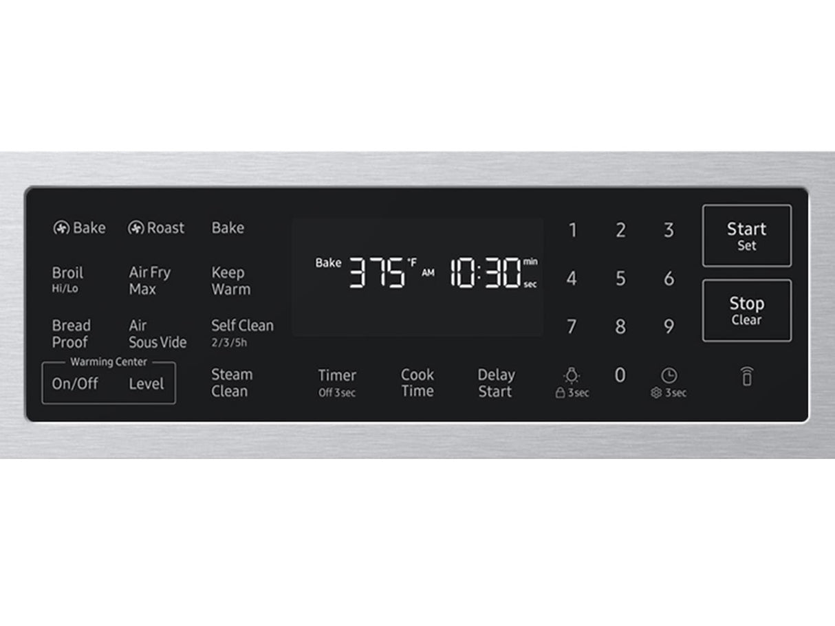 Bespoke Smart Slide-in Electric Range Pro Style Design Air Fry Max True Convection