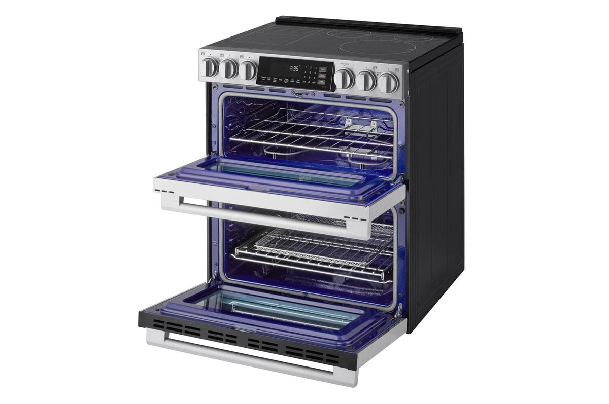 LG STUDIO 7.3 cu. ft. Double Oven Induction Slide-in Range with Probake® Convection and Air Fry