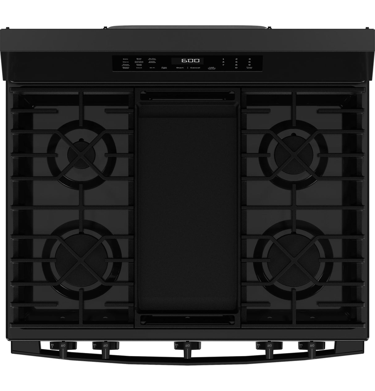 GE® 30" Free-Standing Gas Convection Range with No Preheat Air Fry and EasyWash™ Oven Tray