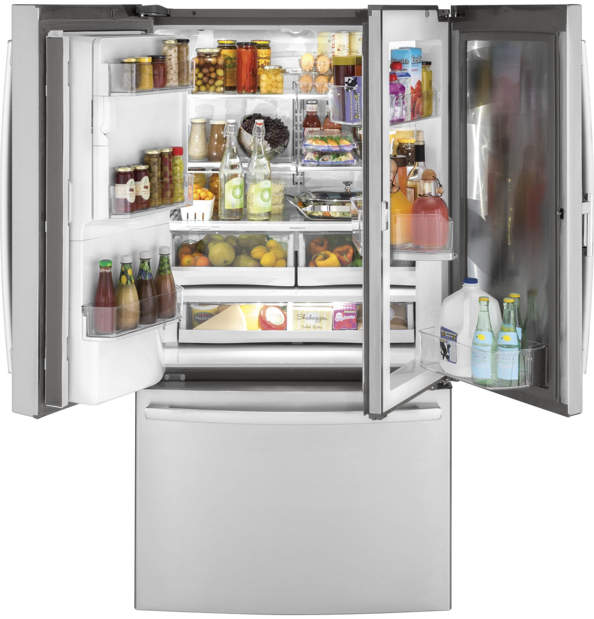 GE Profile™ Series 22.1 Cu. Ft. Counter-Depth French-Door Refrigerator with Door In Door and Hands-Free AutoFill