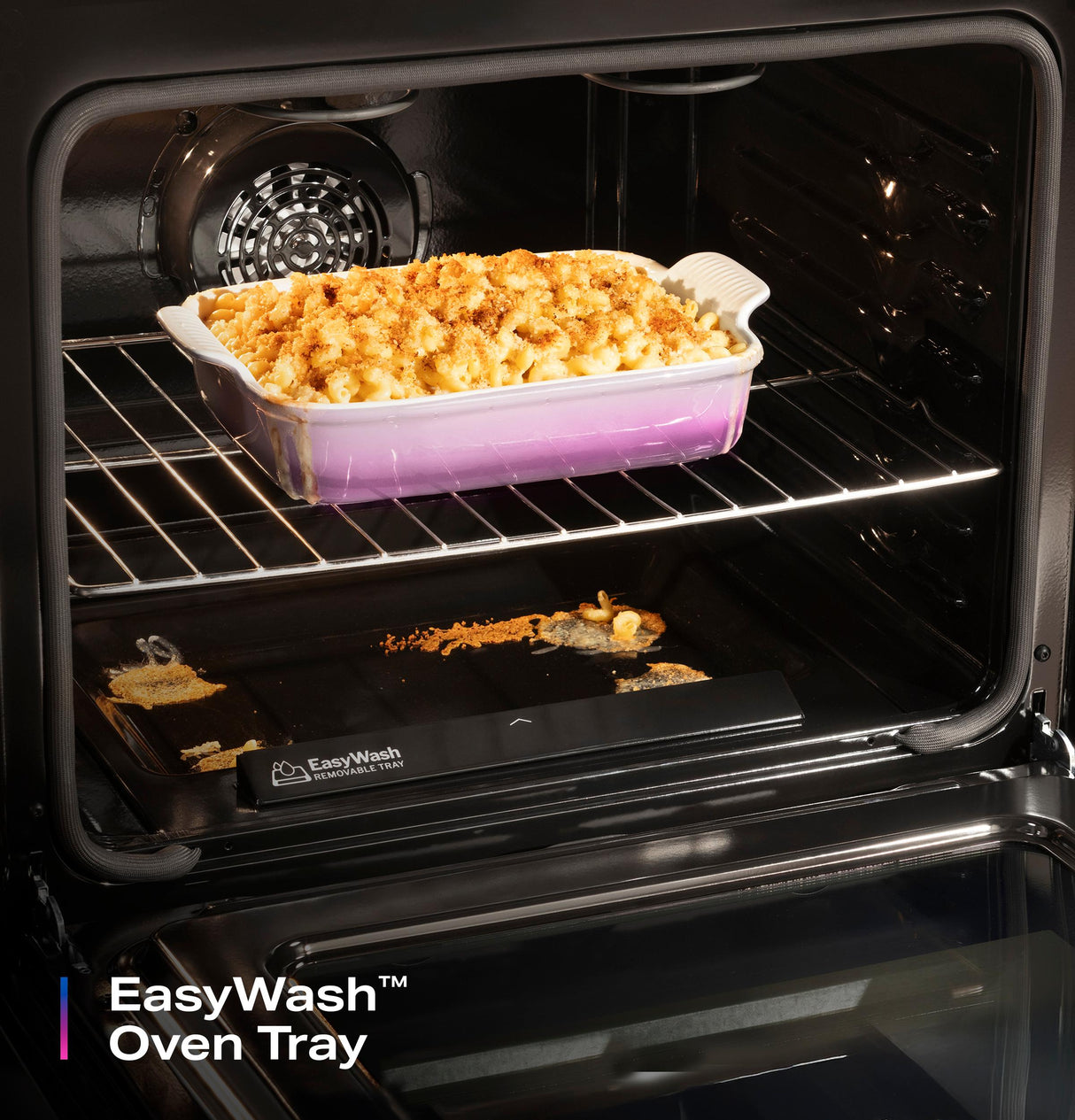 GE Profile™ 30" Smart Free-Standing Gas Convection Range with No Preheat Air Fry and EasyWash™ Oven Tray