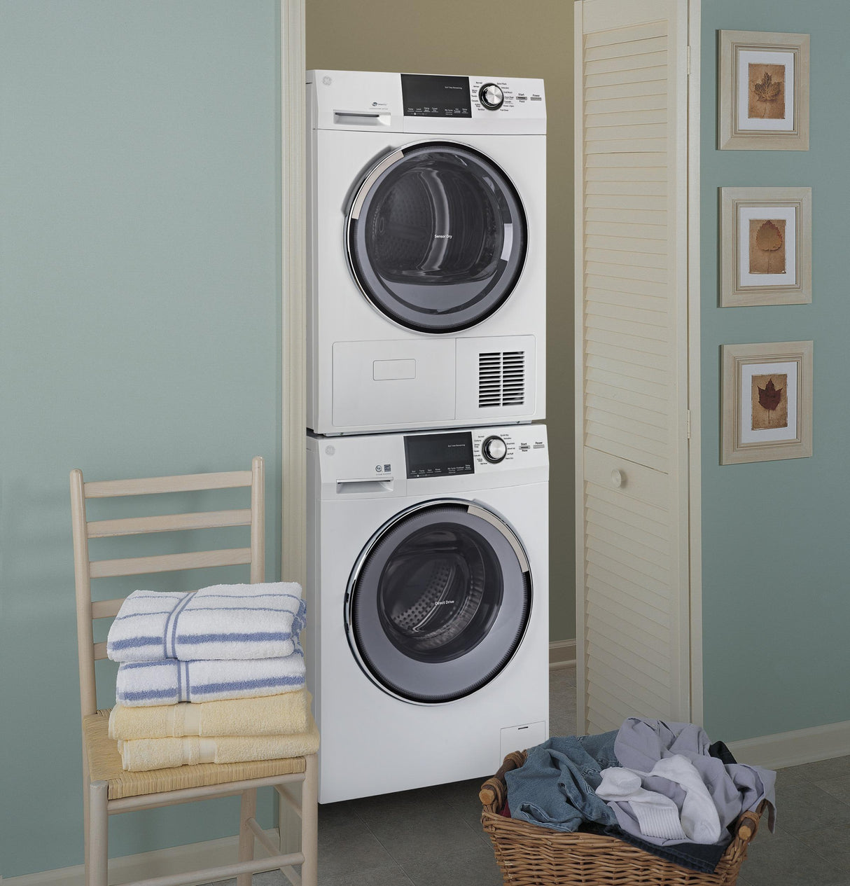 GE® 2.4 DOE cu. ft. Frontload Washer with Steam