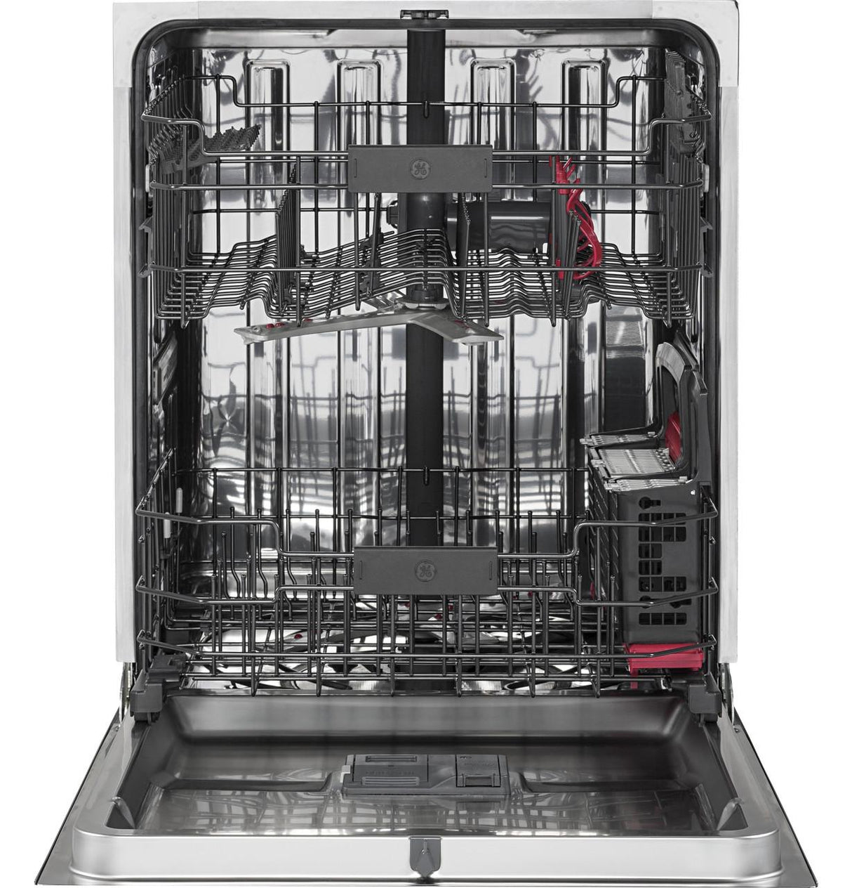 GE Café™ Series Stainless Interior Built-In Dishwasher with Hidden Controls
