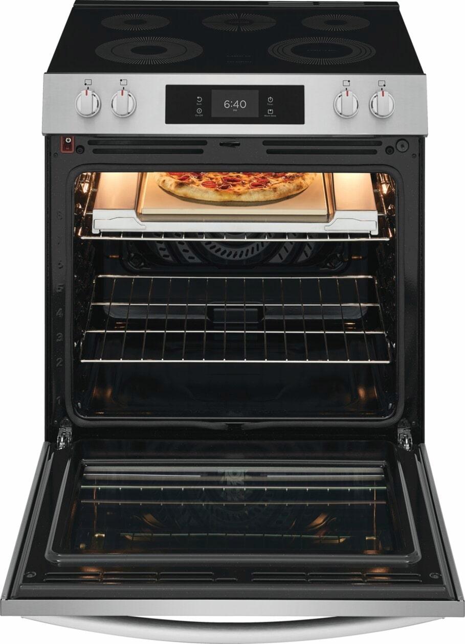 30" Electric Range with Stone-Baked Pizza