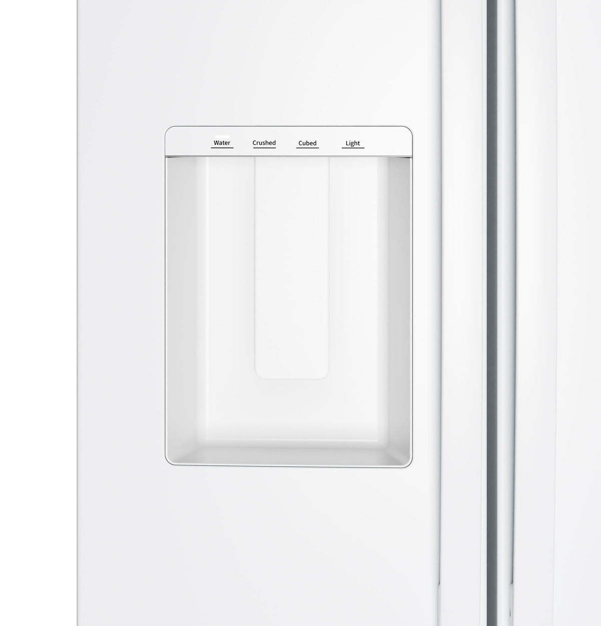 GE® 23.6 Cu. Ft. Counter-Depth Side-By-Side Refrigerator with Extra Tall Dispenser and In-Door Icemaker
