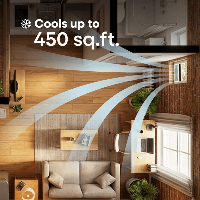 Element 10,000 BTU, 115V Inverter Window Air Conditioner - White (EHWR10BE)