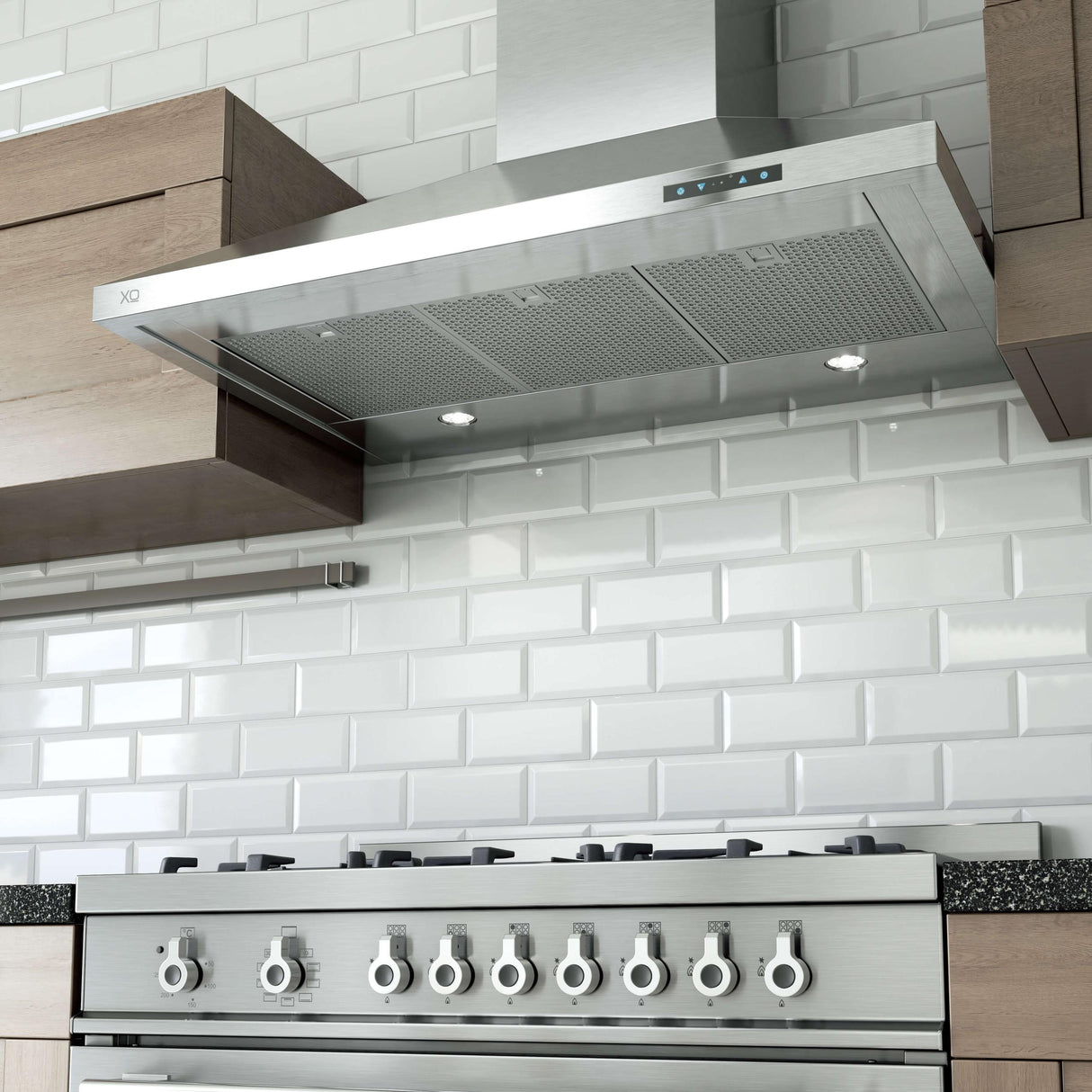 48" CCC 600/395 CFM Pro Chimney Hood SS