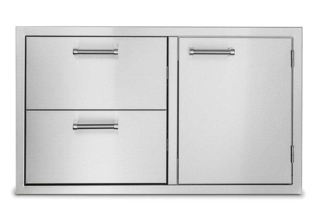 36" Double Drawer and Access Door Combo - VOADDR5361SS