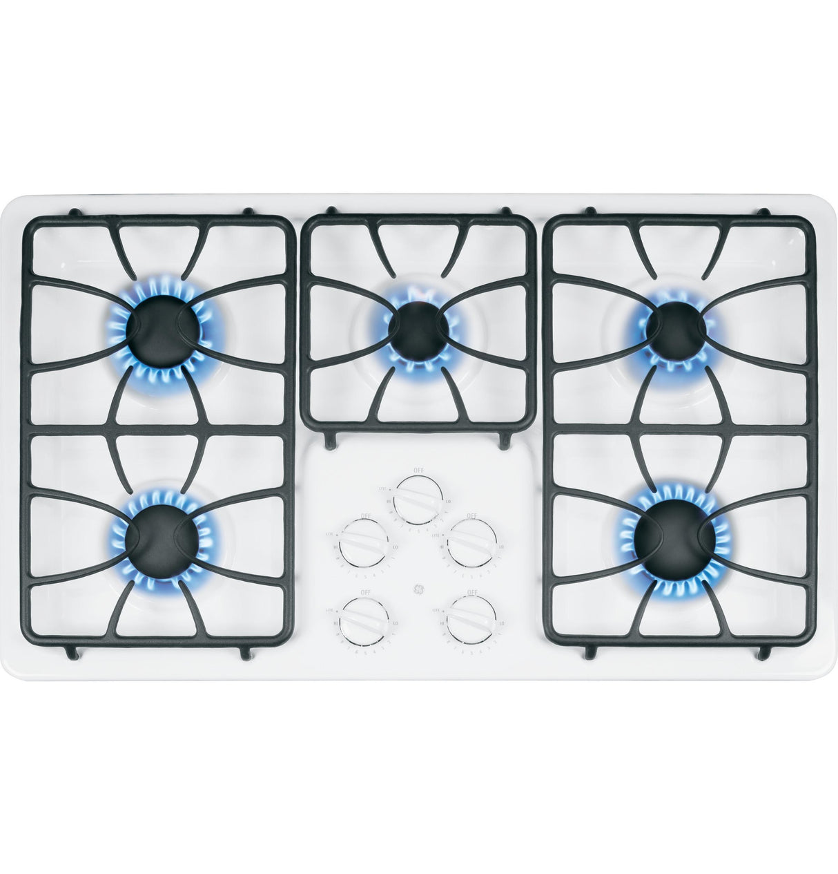 GE® 36" Built-In Gas Cooktop