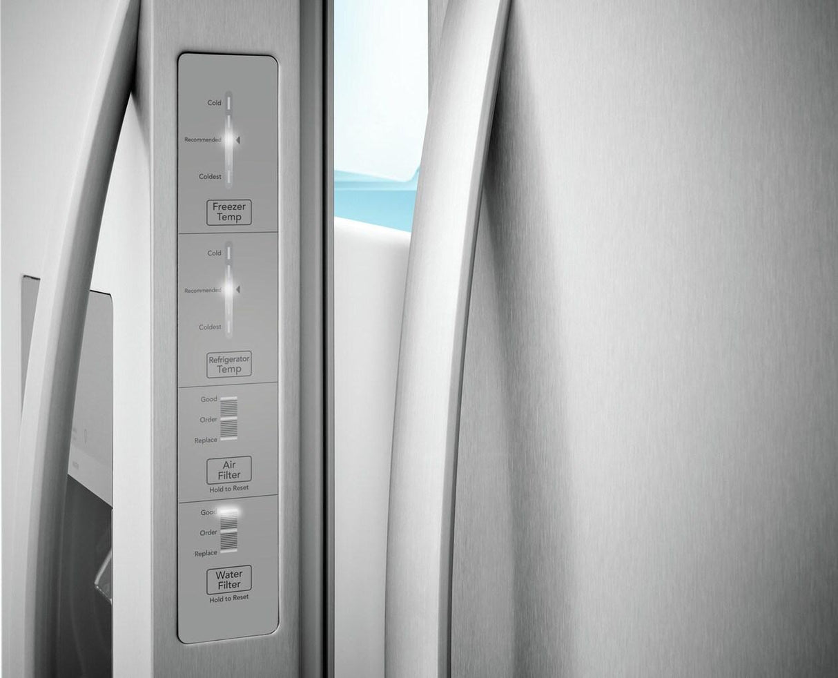 22 Cu. Ft. 36" Counter Depth Side by Side Refrigerator