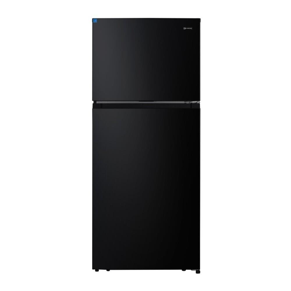 Verona VEFTF2817RBK 28 inch Top Freezer Refrigerator with 17.6 cu. ft. Total Capacity, Reversible Doors, Recessed Handle, Energy Star (Black)