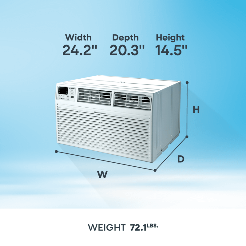 Element Through-the-Wall 14,000 BTU, 230V Air Conditioner - White (ETTW14EV)