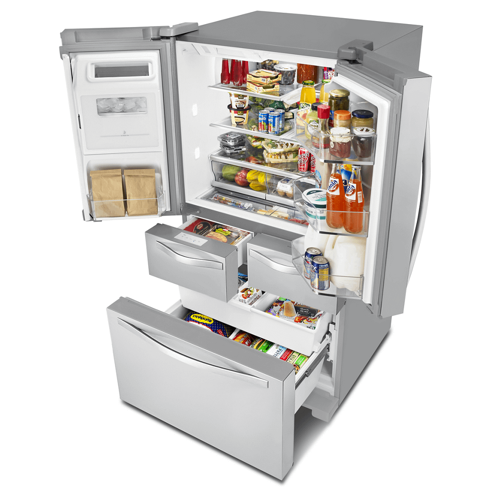 36-inch Wide Double Drawer French Door Refrigerator with Dual Cooling System - 26 cu. ft.