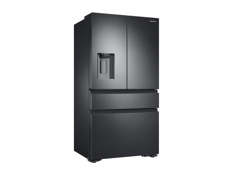 23 cu. ft. Counter Depth 4-Door French Door Refrigerator in Black Stainless Steel