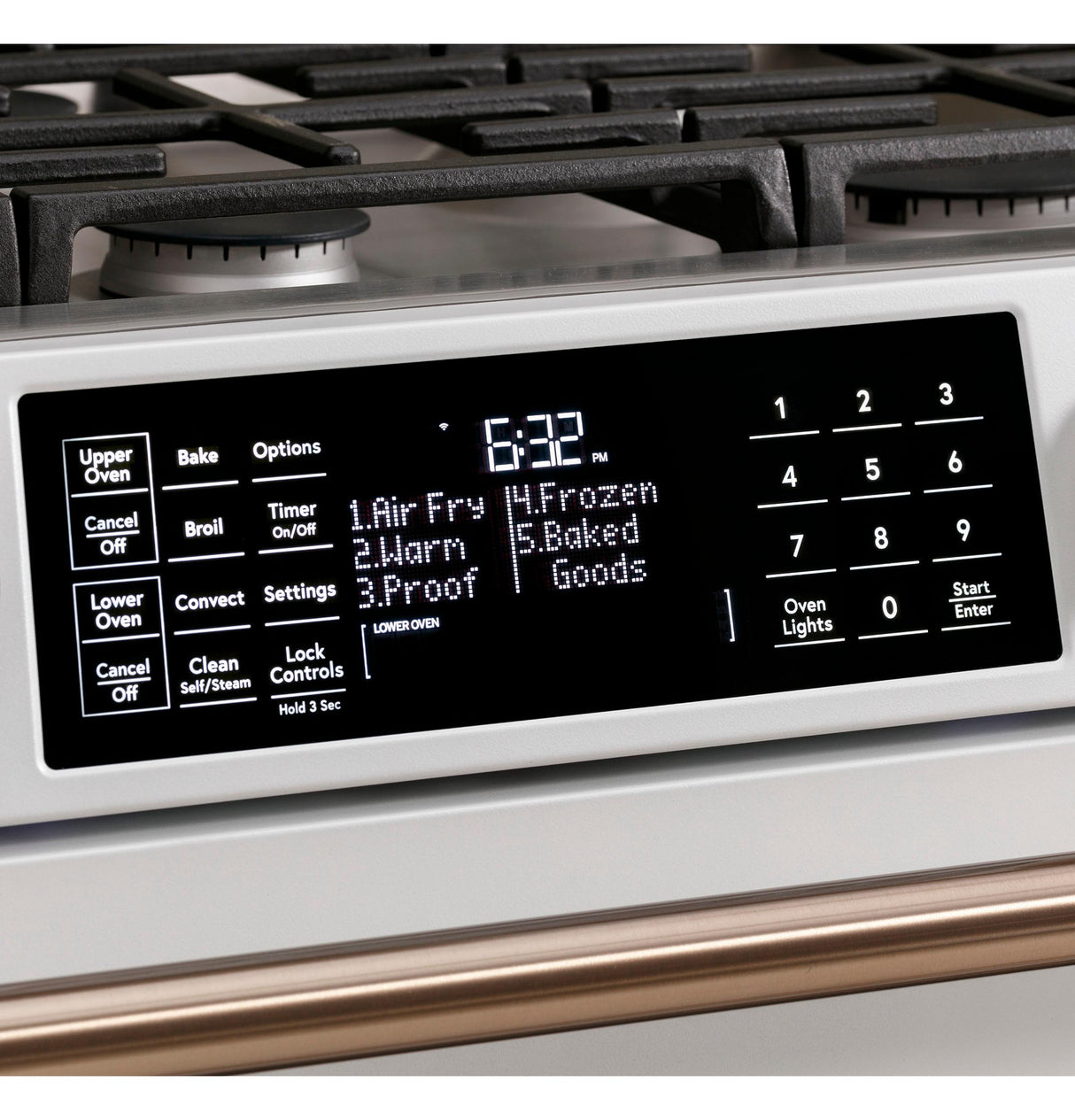 Café 30" Smart Slide-In, Front-Control, Dual-Fuel, Double-Oven Range with Convection