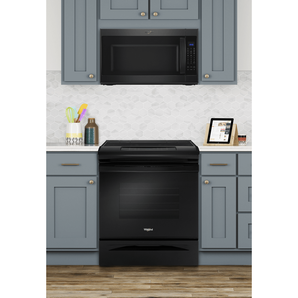 4.8 cu. ft. Guided Electric Front Control Range With The Easy-Wipe Ceramic Glass Cooktop