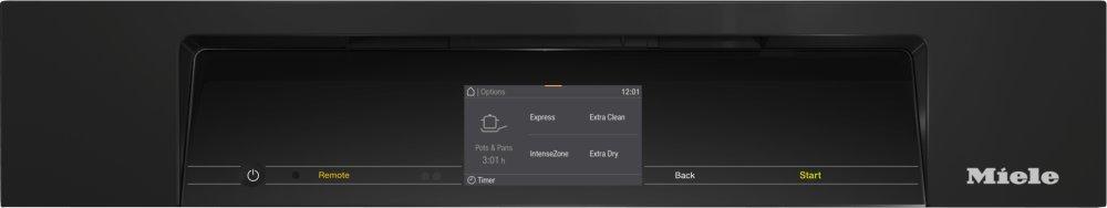 G 7916 SCi XXL AutoDos Clean Touch Steel/Obsidian Black - Semi-integrated dishwasher - the Miele all-rounder for highest demands.