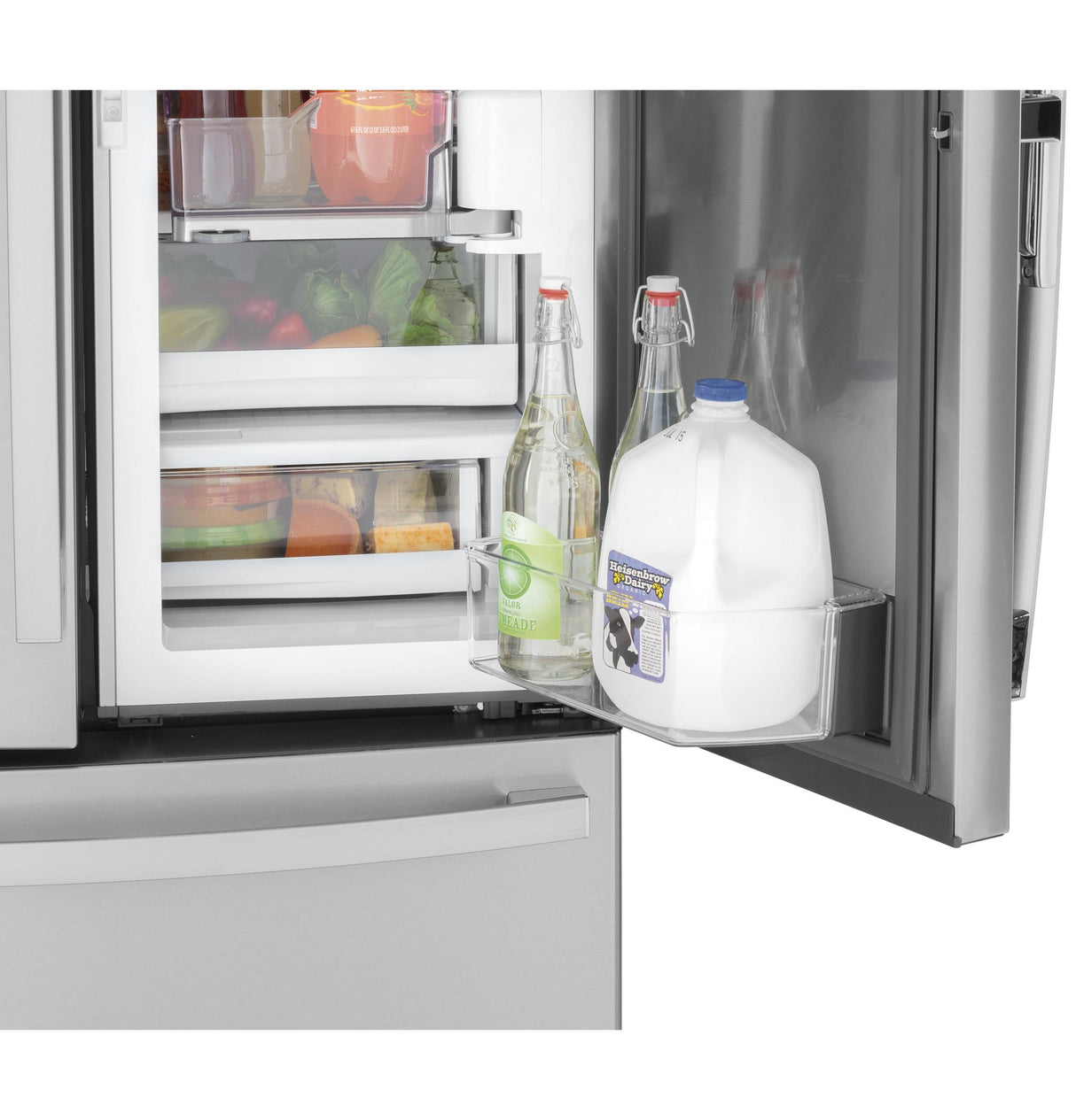 GE® 27.7 Cu. Ft. Fingerprint Resistant French-Door Refrigerator with Door In Door