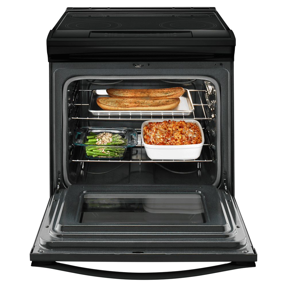 4.8 cu. ft. Guided Electric Front Control Range With The Easy-Wipe Ceramic Glass Cooktop