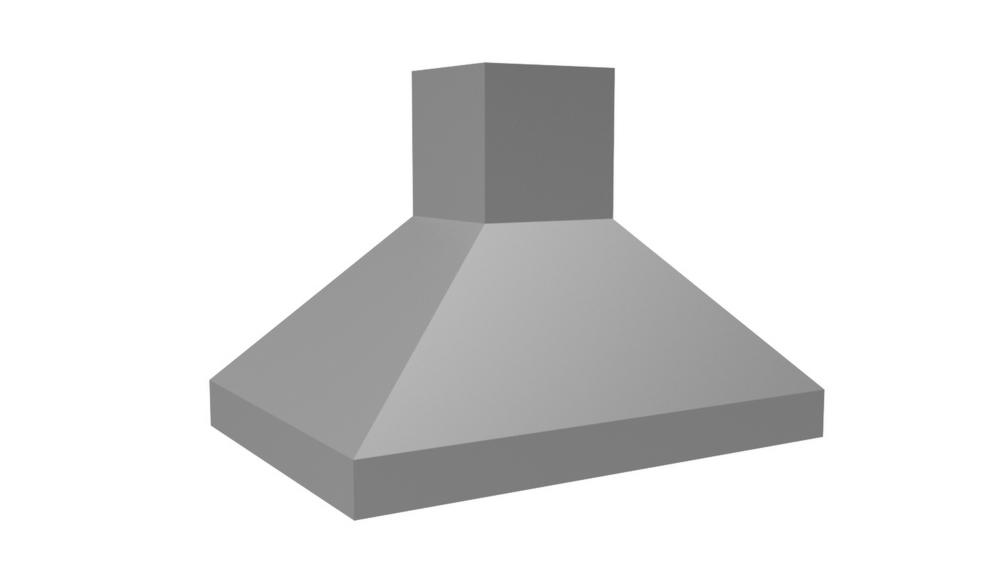 42" 550 CFM Euro-Style Island Range Hood Stainless Steel