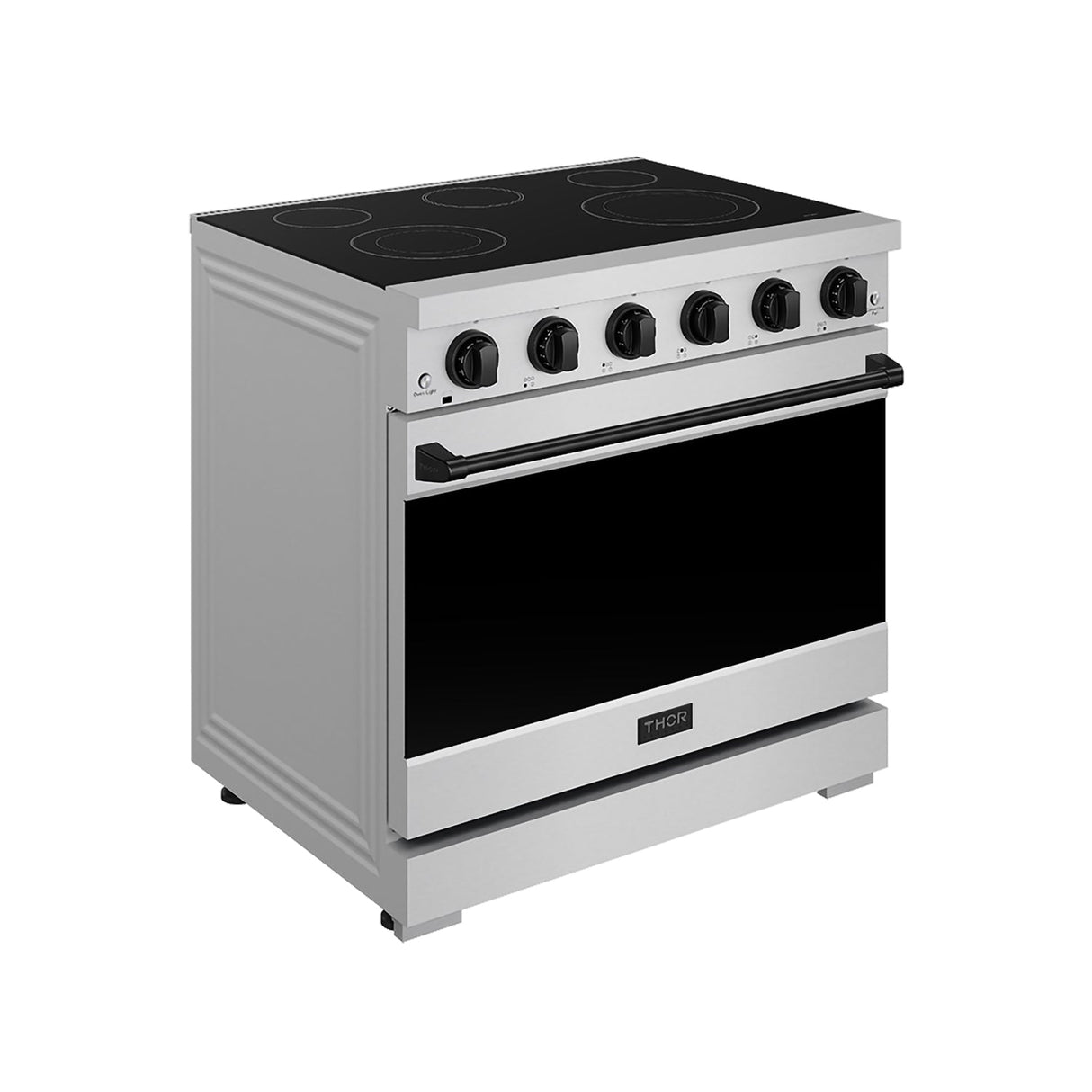 36 Inch Professional Electric Range In Stainless Steel/black Gordon Ramsay Series