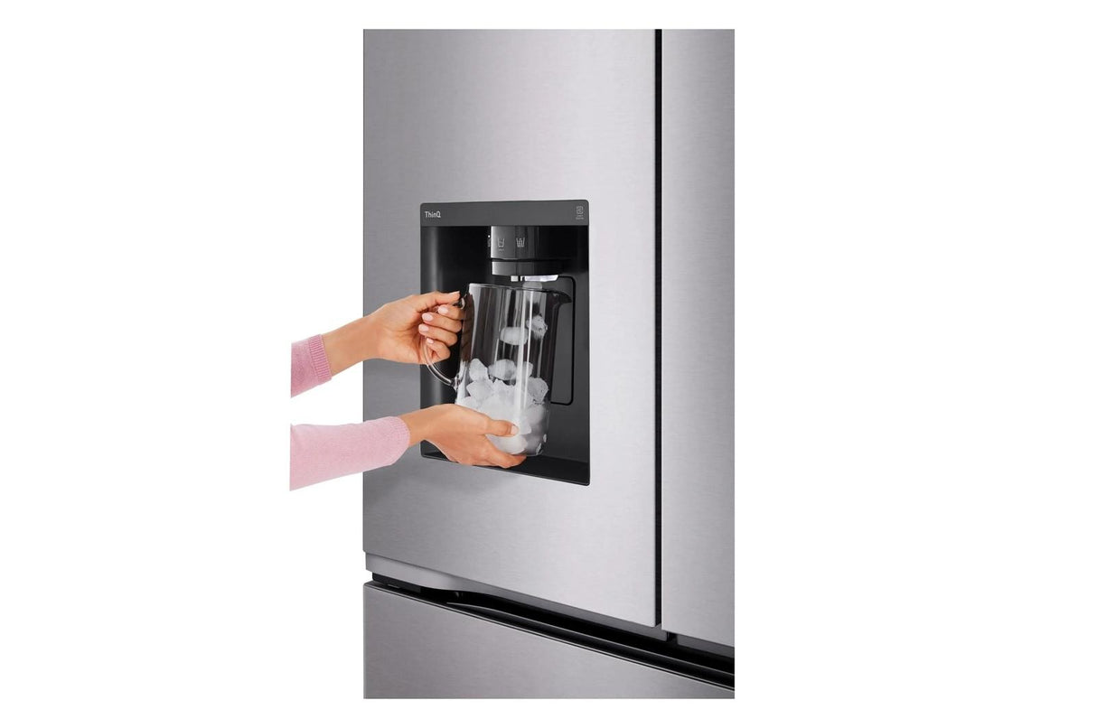 26 cu. ft. Counter Depth MAX 3-Door French Door Refrigerator with Ice and Water Dispenser