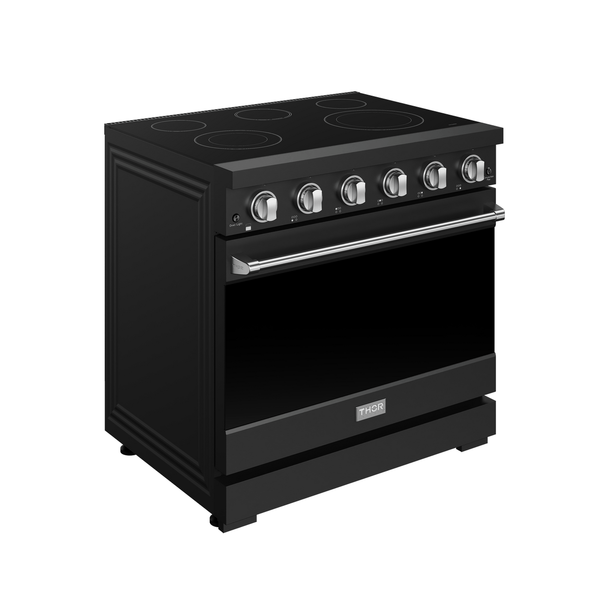36 Inch Professional Electric Range In Black/stainless Steel Gordon Ramsay Series