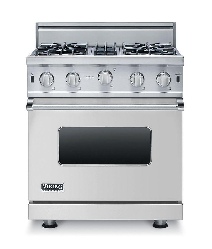 30" Open Burner Gas Range, Propane Gas