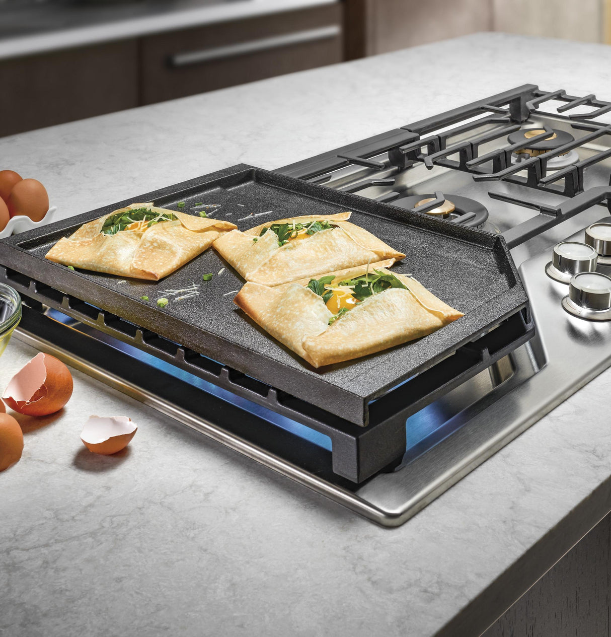 Monogram 36" Deep-Recessed Gas Cooktop