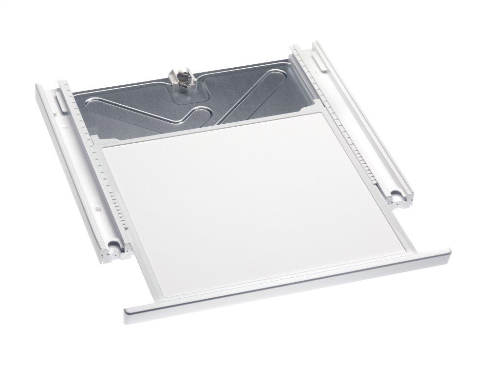 Washer-dryer stacking kit - with integrated countertop for a convenient washer-dryer stack.