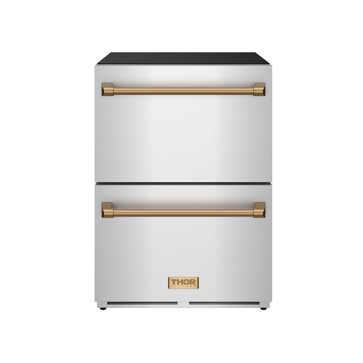 24 Inch Undercounter Built-in / Freestanding Drawer Freezer - Stainless Steel/bronze Gordon Ramsay Series