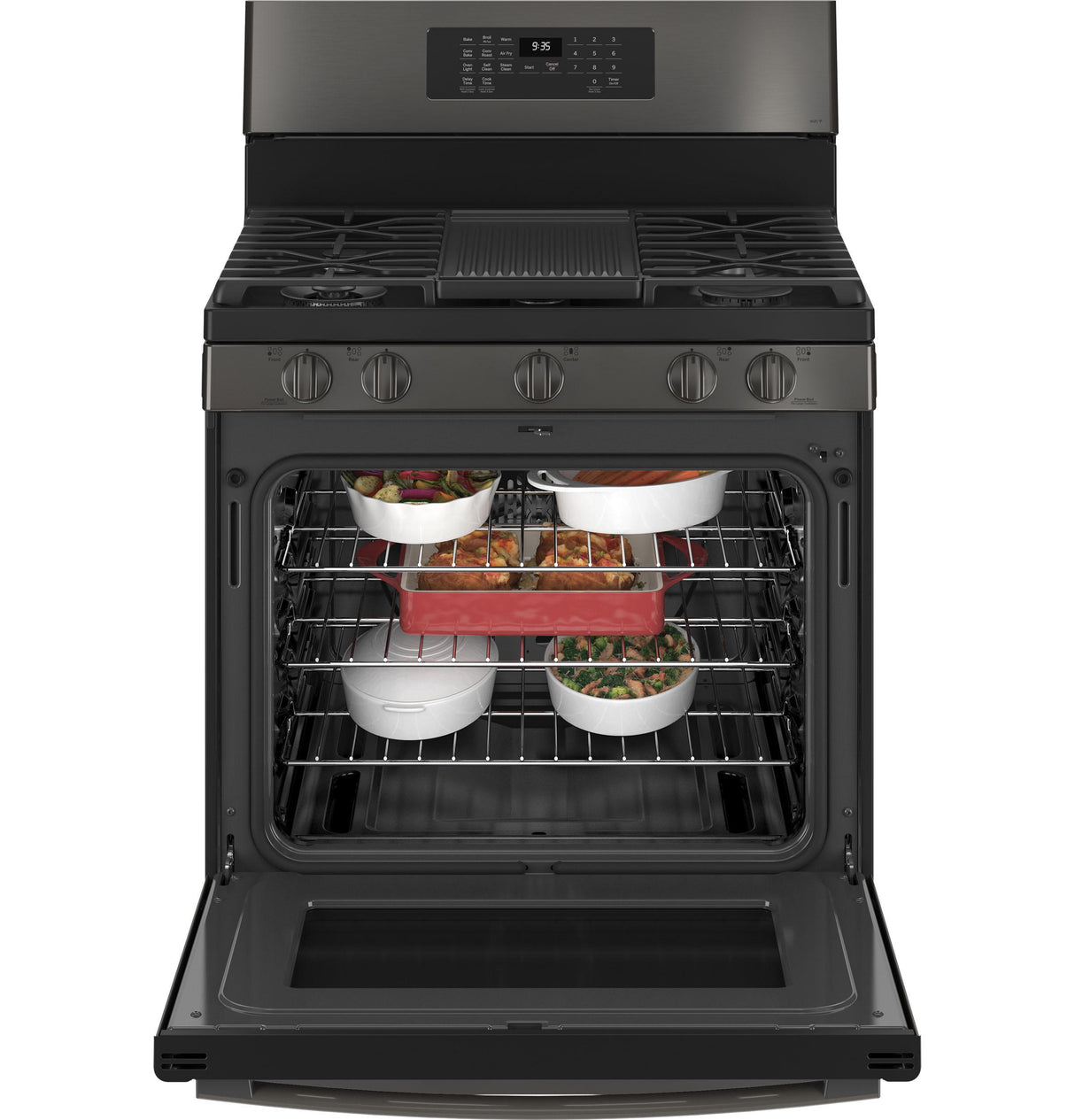 GE Profile™ Smart 30" Free-Standing Self Clean Gas Range with No Preheat Air Fry
