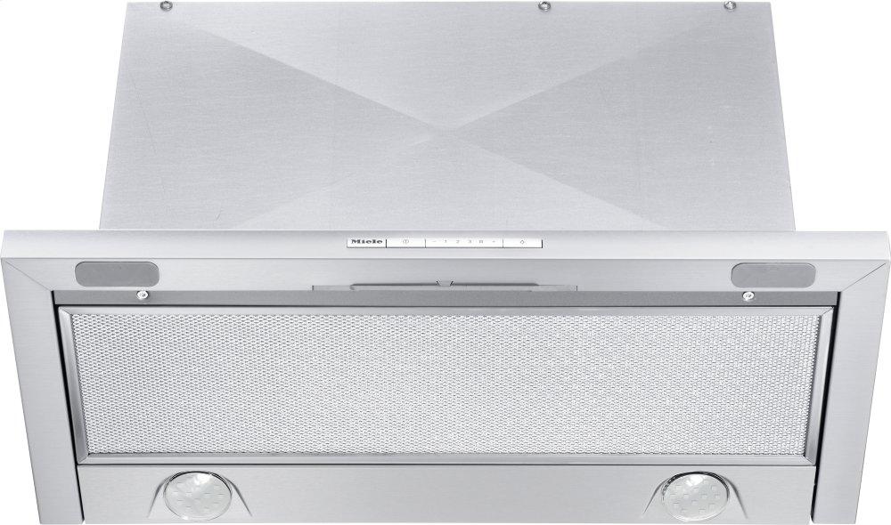 DA 3466 - Built-in ventilation hood with energy-efficient LED lighting and backlit controls for easy use.