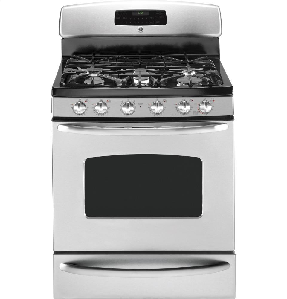 GE® 30" Free-Standing Gas Range with Warming Drawer