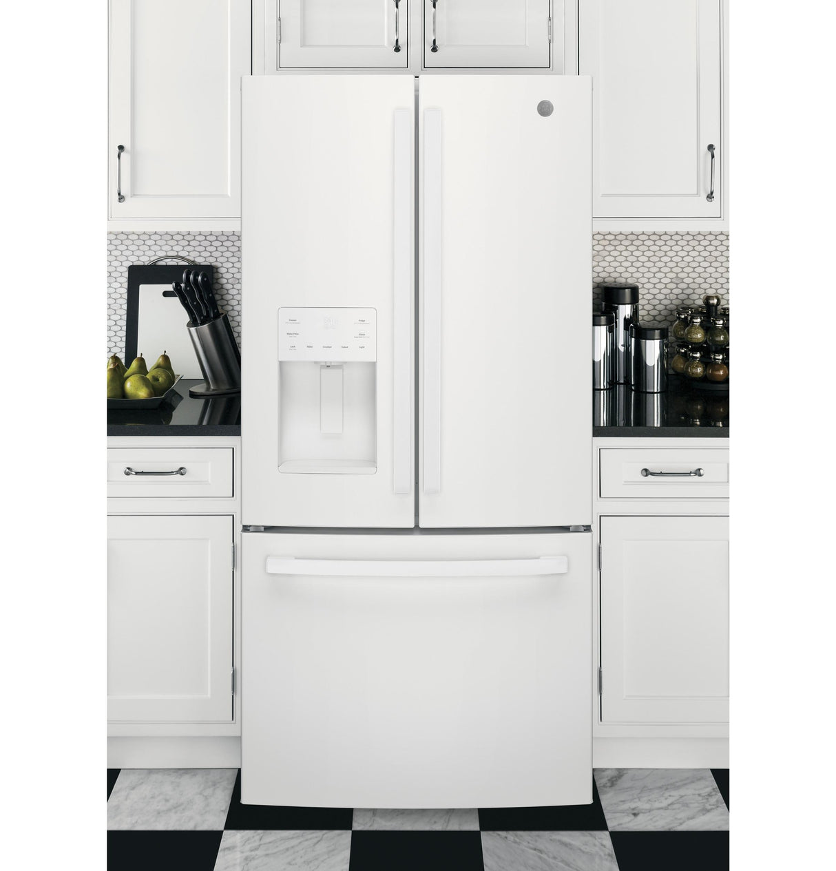 GE® ENERGY STAR® 23.6 Cu. Ft. French-Door Refrigerator