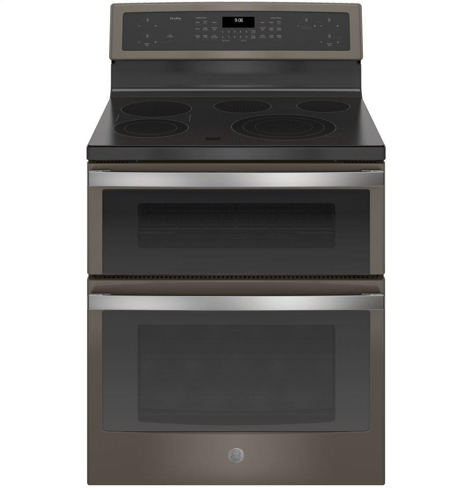 GE Profile™ 30" Free-Standing Electric Double Oven Convection Range