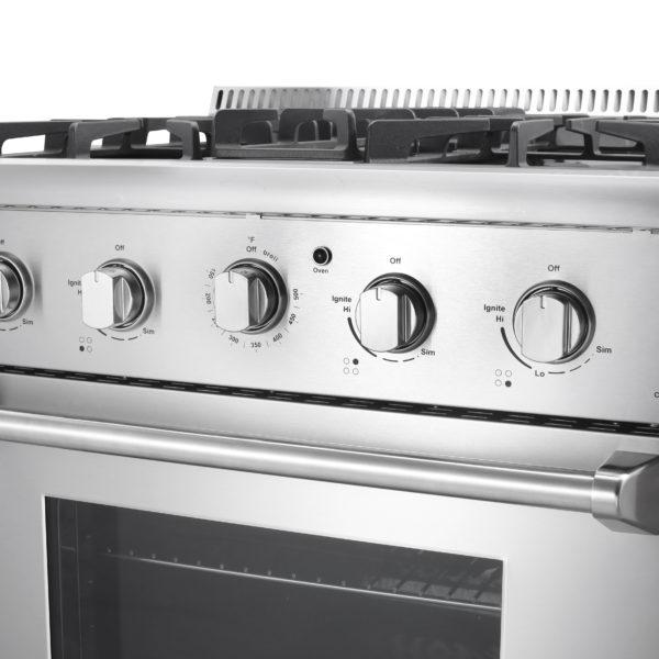 Hrg3026u 30" Professional Stainless Steel Gas Range